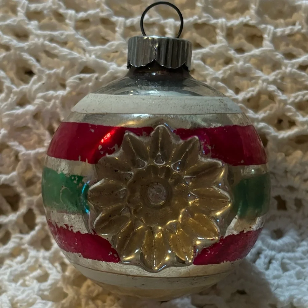 Vintage glass christmas
